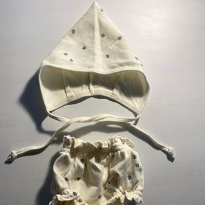 Quincy Mae Bloomers & Bonnet Set Blueberries 🫐